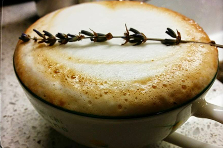 Latte lavanda