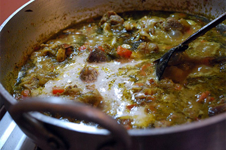 Minestrone al curry verde thai