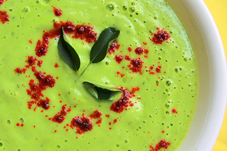 Crema di avocado, cetriolo e paprika