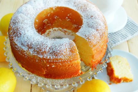 ciambella al limone e zenzero