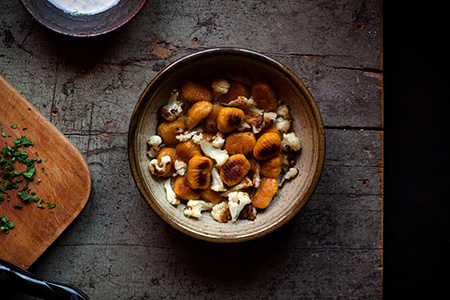 Gnocchi di zucca rosolati nel garam masala