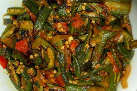 Bhindi anardana