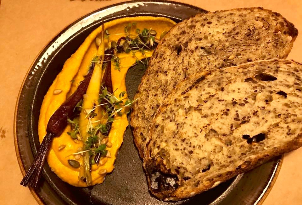 Crema di zucca, peperone giallo e curcuma